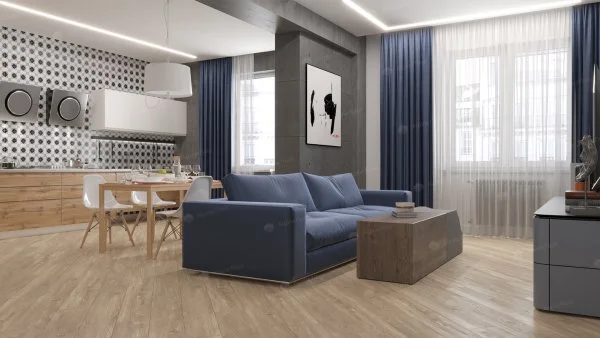 Кварц-виниловая плитка Alpine Floor Sequoia Секвойя Коньячная ECO 6-2 3.2 мм. 43 класс в Нижнем Новгороде