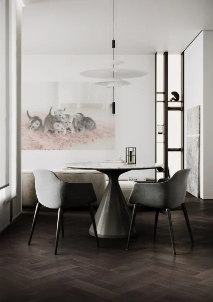 Паркетная доска Quartz Parquet Штучный паркет Дуб Смоляной 44-1258-01 в Нижнем Новгороде