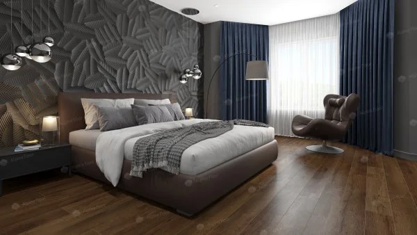 Кварц-виниловая плитка Alpine Floor Premium XL Дуб Шоколадный ЕСО 7-18, 8 мм. 43 класс в Нижнем Новгороде