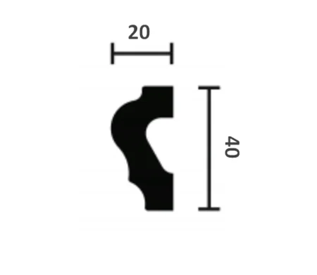 Молдинг NMC Wallstyl WL2 (40х20х2000 мм) в Нижнем Новгороде