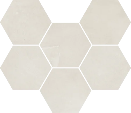 Керамогранит Italon Континуум Полар Мозаика Гексагон (Натуральная 25х29) в Нижнем Новгороде