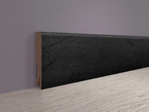 Плинтус MDF Bonkeel 24034 Чёрный Лофт (80х16х2400 мм) в Нижнем Новгороде