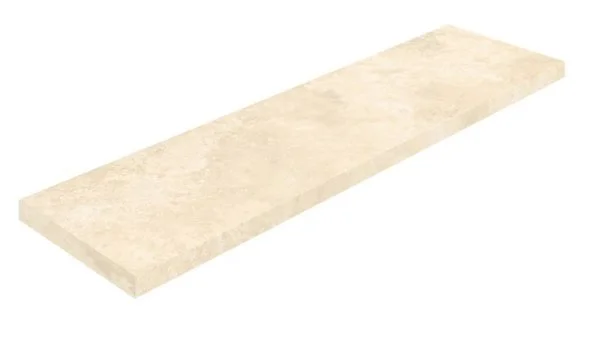 Керамогранит Coliseum Аурелия Уайт Ступень угловая левая (Натуральный, 33х120) в Нижнем Новгороде