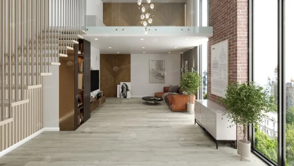 Кварц-виниловая плитка Alpine Floor Premium XL Дуб Серебряный ЕСО 7-22, 8 мм. 43 класс в Нижнем Новгороде