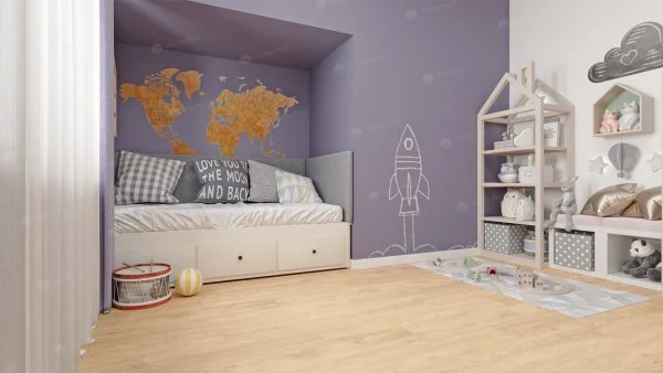 Каменно-полимерная плитка Alpine Floor Classic Дуб Ваниль Селект ECO 106-3, 4мм 43 класс в Нижнем Новгороде