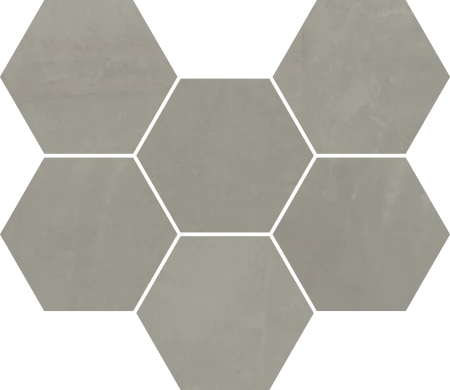 Керамогранит Italon Континуум Айрон Мозаика Гексагон (Натуральная 25х29) в Нижнем Новгороде