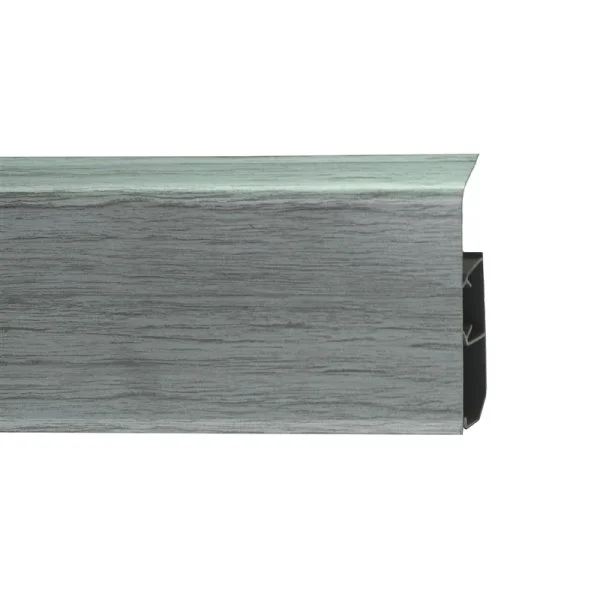 Пластиковый плинтус Royce №333 Серебристый Жемчуг (80х24х2200мм) в Нижнем Новгороде