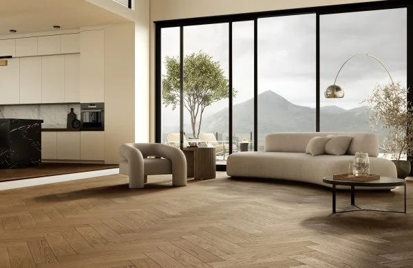 Паркетная доска Quartz Parquet Английская Ёлка Дуб Рустикальный 33-410 в Нижнем Новгороде