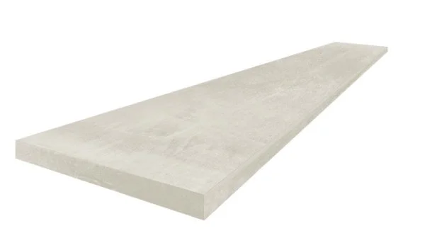 Керамогранит Coliseum Экспо Уайт Ступень угловая левая (Натуральный, 33х60) в Нижнем Новгороде