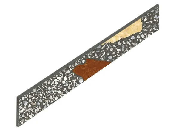 Керамогранит Coliseum Палладио Блэк Плинтус (Натуральный, 7,2х60) в Нижнем Новгороде