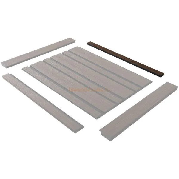 Финишный молдинг LF124B BR396K левый декорированный (31х12х2700мм) в Нижнем Новгороде