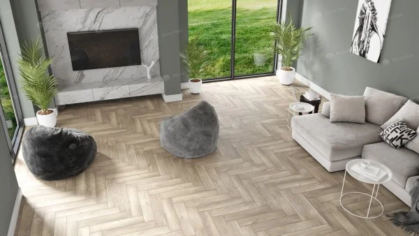 Кварц-виниловая плитка Alpine Floor Parquet Дуб Натуральный Отбеленный ЕСО 16-5 2.5 мм. 43 класс в Нижнем Новгороде