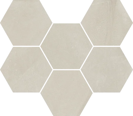 Керамогранит Italon Континуум Пьюр Мозаика Гексагон (Натуральная 25х29) в Нижнем Новгороде