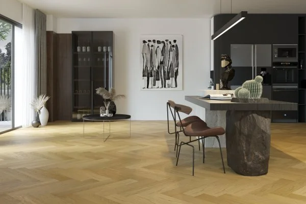 Паркетная доска Quartz Parquet Английская Ёлка Дуб Медовый Раф 33-463 в Нижнем Новгороде