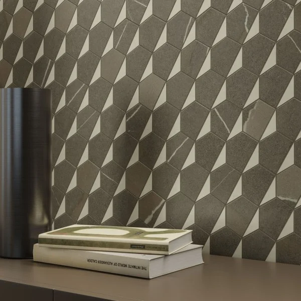 Керамогранит Italon Метрополис Мозаика Гексакон Ворм 25.4x31 (Натуральная) в Нижнем Новгороде