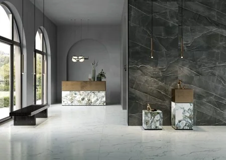 Керамогранит Vitra SityMarble Калакатта Блэк 60х120 (Лаппатированная и Реттифицированная) в Нижнем Новгороде