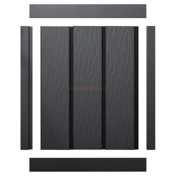 Финишный молдинг LF124A GR15K правый декорированный (42х12х2700мм) в Нижнем Новгороде