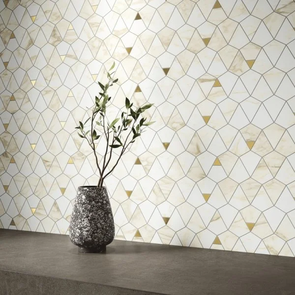 Керамогранит Italon Этернум Каррара Мозаика Вертекс 25.8х30 (Натуральная) в Нижнем Новгороде