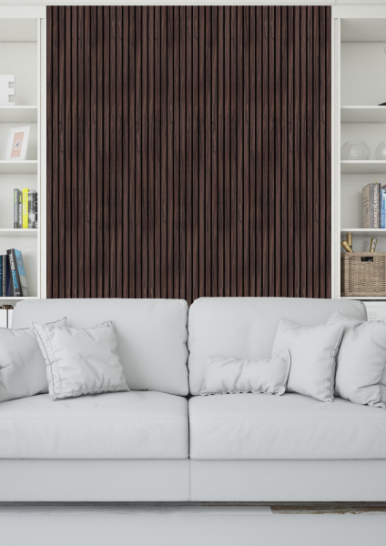 Декоративная панель для стен HiWood LV124 BR395K (120х12х2700мм) в #REGION_NAME_DECLINE_PP#