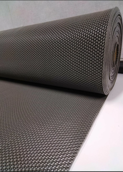 Грязезащитное рулонное покрытие ЗигЗаг Серый 5 мм (1,2 м) Китай в #REGION_NAME_DECLINE_PP#